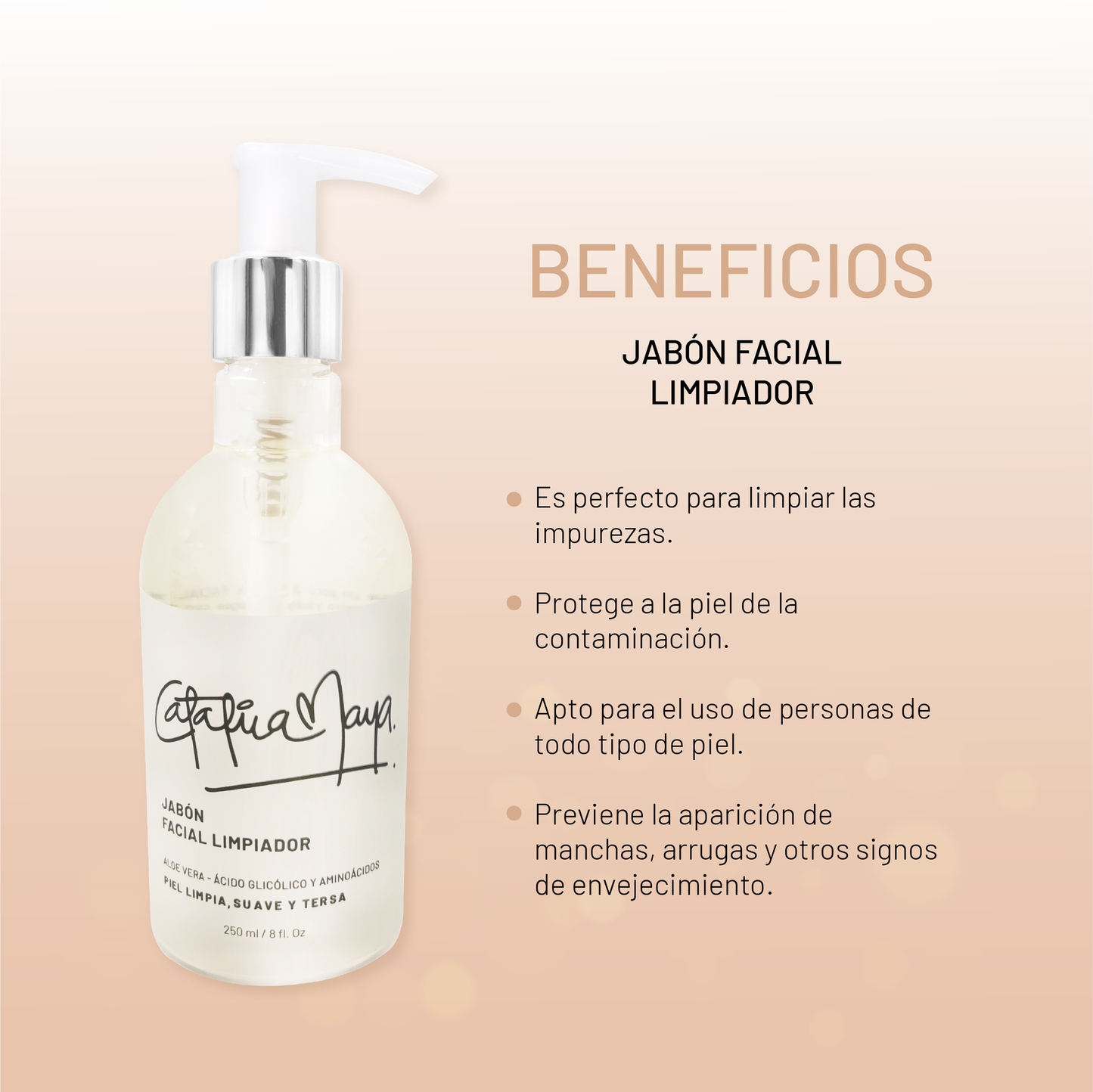 jabón facial recomendado catalina maya