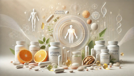 Vitaminas y suplementos para la salud y el bienestar 