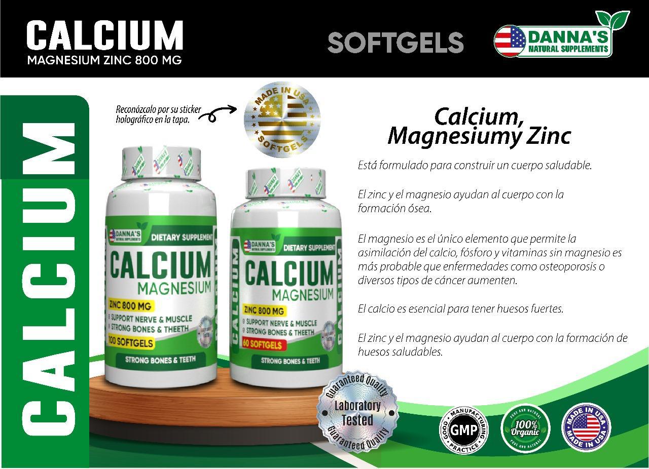 Magnesio y calcio con zinc, a domicilio Onix.com