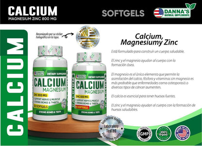 Magnesio y calcio con zinc, a domicilio Onix.com