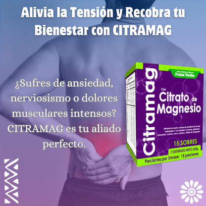 Citrato de magnesio, vitaminas para tomar con Onix Market