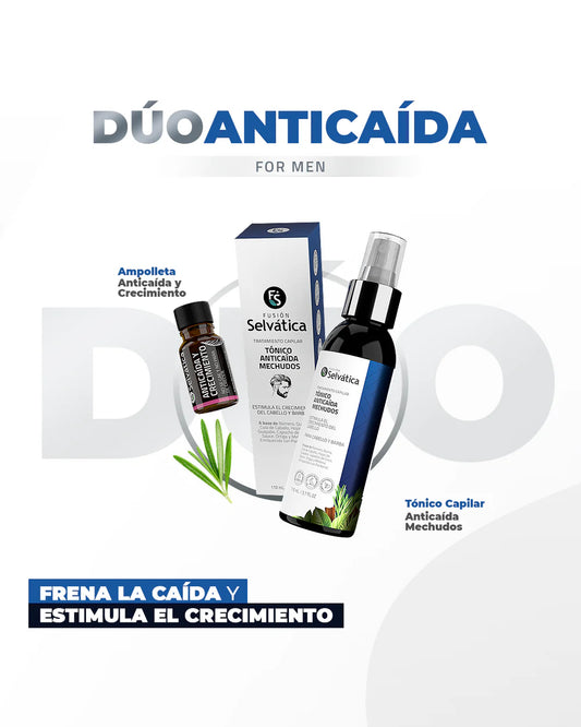 Evitar la caída de cabello anticaída y tónico capilar para hombres