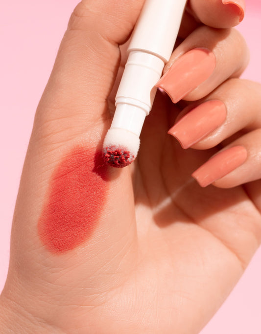 Labial en polvo, color mate en onix market