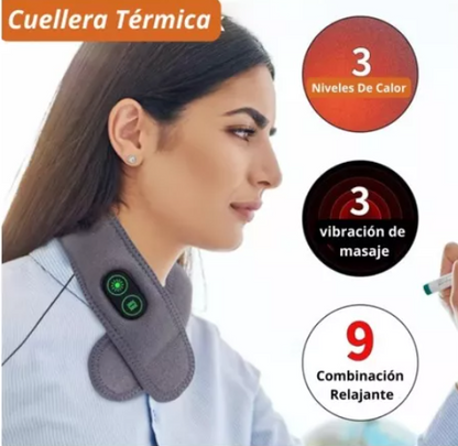 MASAJEADOR CUELLO VIBRACIÓN CALEFACCIÓN